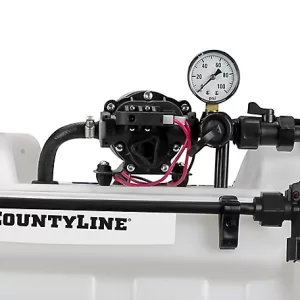 CountyLine 25 gal. 2-Nozzle Trailer Sprayer Max 70 PSI 38 ft. Vertical Spray 26 ft. Horizontal Spray