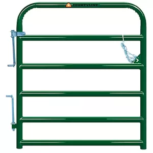 CountyLine 4 ft. Tube Gate Green