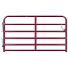 CountyLine 8 ft. Heavy Duty Tube Gate Red