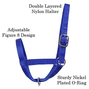 Derby Originals Nylon Cattle Halter for Barn and Turnout