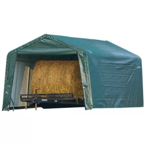 ShelterLogic Equine Storage Shelter Peak Style 12 ft. x 20 ft. x 8 ft.