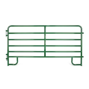 Tarter 10 ft. 2 in. 6-Bar Extra Heavy-Duty Corral Panel Green