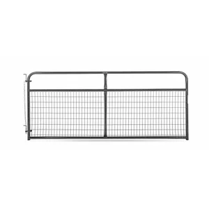 Tarter 10 ft. 2 x 4 Wire Filled Gate Gray