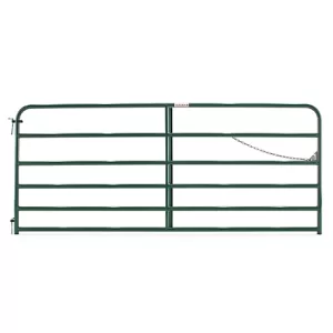 Tarter 10 ft. x 50 in. 6-Bar Economy Tube Gate Green