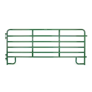 Tarter 12 ft. 2 in. 6-Bar Extra Heavy-Duty Corral Panel Green