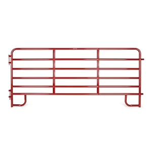 Tarter 12 ft. 6-Bar Economy Corral Panel 58 lb. Red