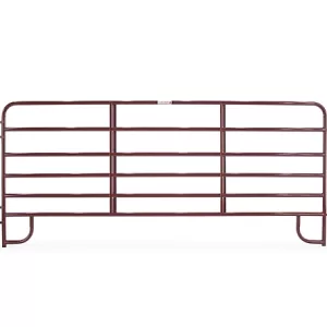 Tarter 12 ft. 6-Bar Economy Corral Panel 58 lb. Red