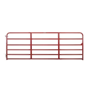 Tarter 12 ft. 6-Bar Economy Tube Gate 51 lb. Red