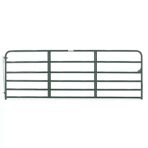 Tarter 12 ft. 6-Bar Economy Tube Gate Green