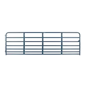 Tarter 14 ft. 7-Bar Heavy-Duty Standard Bull Gate Blue