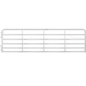 Tarter 16 ft. 2 in. 6-Bar Extra Heavy-Duty Galvanized Bull Gate 136 lb.