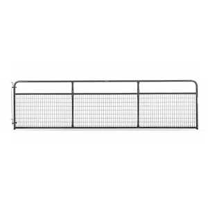 Tarter 16 ft. 2 x 4 Wire Filled Gate Gray