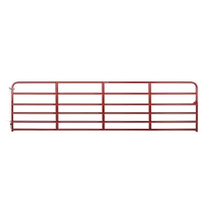 Tarter 16 ft. 6-Bar Economy Tube Gate 69 lb. Red