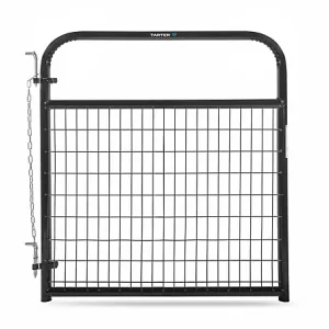 Tarter 4 ft. 2 x 4 Wire Filled Gate 26 lb. Black