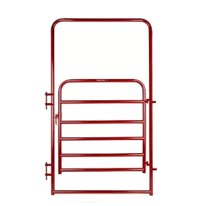 Tarter 4 ft. American Walk-Thru 6-Bar Economy Arch Gate 45 lb. Red