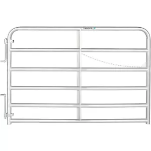 Tarter 6 ft. 2 in. 6-Bar Extra Heavy-Duty Galvanized Bull Gate