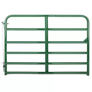 Tarter 6 ft. 6-Bar Economy Tube Gate Green