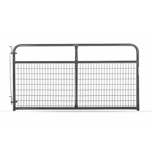 Tarter 8 ft. 2 x 4 Wire Filled Gate 44 lb. Gray