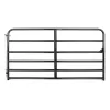 Tarter 8 ft. 6-Bar Economy Tube Gate 34 lb. Black