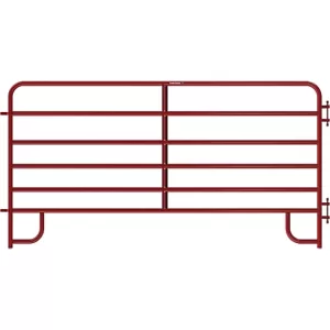 Tarter American Corral Panel - 6 Bar 10 Red