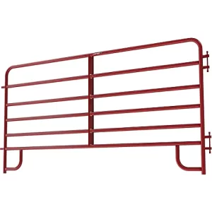 Tarter American Corral Panel - 6 Bar 10 Red