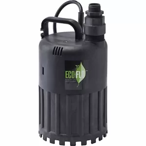 ECO-FLO Products Inc. 1 2HP 115V Thermoplastic Manual Submersible Utility Pump SUP80