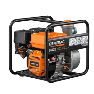 Generac 2 in. Clean Water Pump 49-State 158 GPM 7 8 in. Frame