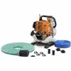 Generac Aluminum CW10K 1 in. Gas-Powered 33cc 30 GPM Clean Water Pump with Full Kit 6917