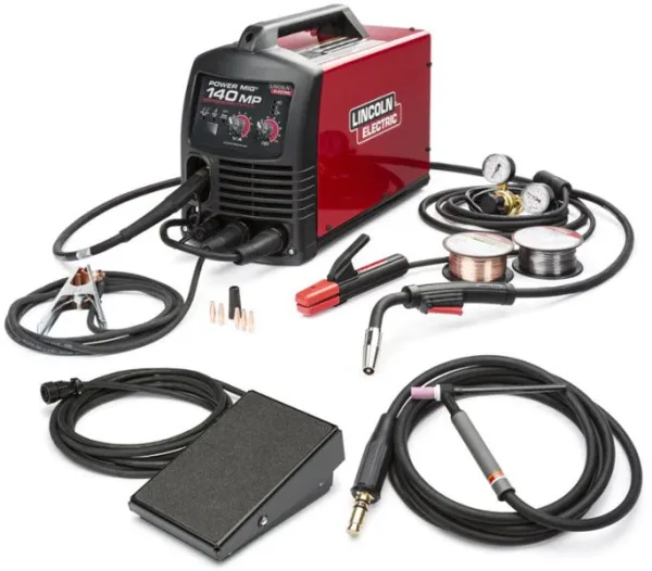 Lincoln POWER MIG 140 MP Multi-Process Welder TIG One-Pak