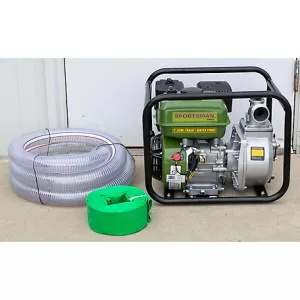 Sportsman 7 HP 2 in. Gas-Powered Semi-Trash Water Transfer Pump with Complete Hose Kit