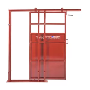 Tarter Sliding Alley Gate Red