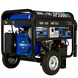 DuroMax 4500-Watt Dual Fuel Portable Generator with CO Alert