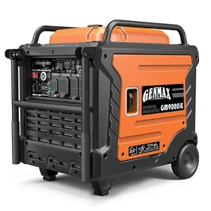 GENMAX 7600-Watt Gasoline Powered Electric Start Inverter Generator with 458cc Engine