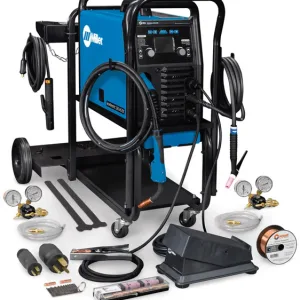 Miller Multimatic 220 AC/DC Welder w/Dual Cylinder Cart 951000070