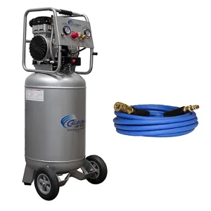 California Air Tools 20020H Ultra Quiet & Oil free Air Compress 2.0 Hp 20 gal. Steel Tank Air Compress Hose Kit