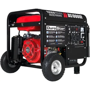 DuroStar 8000 Watt Dual-Fuel 18 HP Electric Start Portable Generator 50 State 29 in. x 30 in. x 26 in.