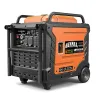 GENMAX 7600-Watt (Gas)/7200-Watt (LPG) Dual Fuel Electric Start Inverter Generator with 458cc Engine